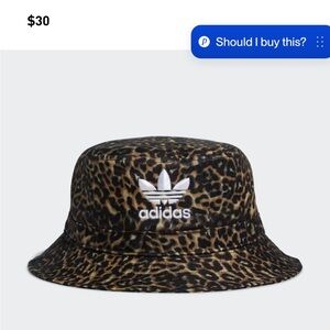 adidas Leopard-Print Bucket Hat in Brown and Black